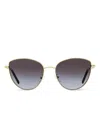 Tory Burch Twisted Cat-eye Sunglasses In Brown