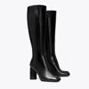 Tory Burch Twisted Knee-high Boot In Black