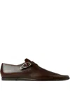Tory Burch Twisted Monk-loafer In Brown