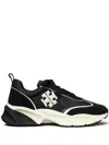 Tory Burch Two-tone Trainer Shoes With Suede In Black