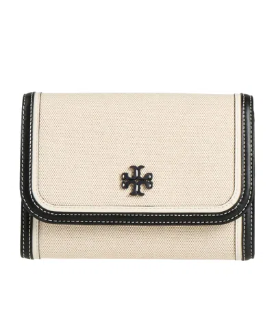 Tory Burch Two-tone Handbags In Off White
