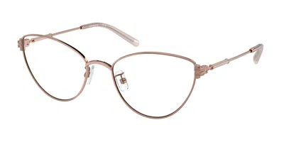 Tory Burch Ty1080 Asian Fit 3340 Women's Glasses Rose-gold Size 53 - Free Lenses - Blue Light Block Available