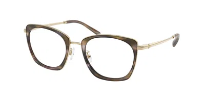 Tory Burch Ty1092 2027 Women's Glasses Gold Size 51 - Free Lenses - Blue Light Block Available In Brown