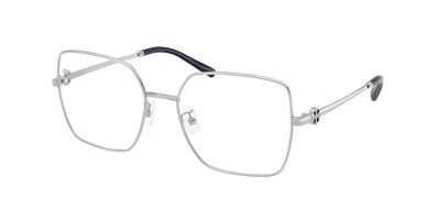 Tory Burch Ty1097 3274 Women's Glasses Silver Size 54 - Free Lenses - Blue Light Block Available In Gold