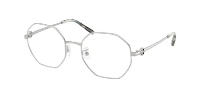 Tory Burch Ty1099d Vestibilità Orientale 3274 Occhiali Da Vista Argentati Per Donna (solo Montatura) In Silver