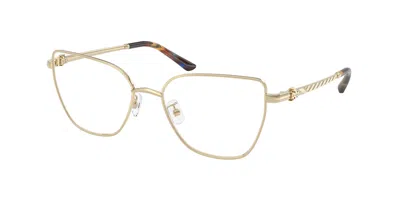 Tory Burch Ty1102 3349 Women's Glasses Gold Size 54 - Free Lenses - Blue Light Block Available In Bright Light Gold