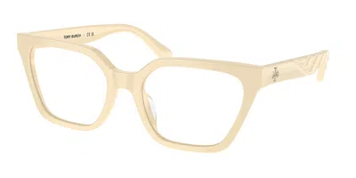 Tory Burch Ty2133u Women's Glasses, White, Size 53 In Ivory White