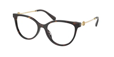 Tory Burch Ty2149u 1728 Women's Glasses Tortoiseshell Size 53 - Free Lenses - Blue Light Block Available In Burgundy