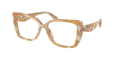 Tory Burch Ty2156u 1949 Women's Glasses Tortoiseshell Size 53 - Free Lenses - Blue Light Block Available In Brown
