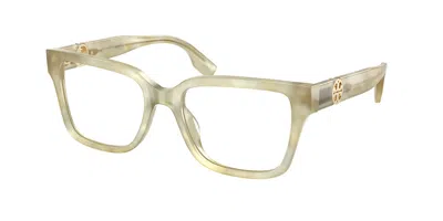 Tory Burch Ty2168u 2070 Women's Glasses Green Size 53 - Free Lenses - Blue Light Block Available In Metallic