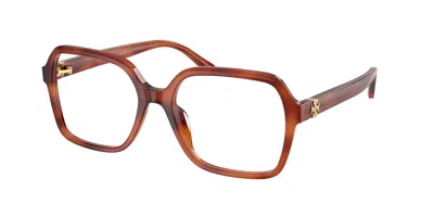 Tory Burch Ty2173u 2083 Women's Glasses Tortoiseshell Size 55 - Free Lenses - Blue Light Block Available In Soft Amber Tortoise
