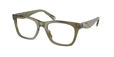 Tory Burch Ty2175u 2085 Women's Glasses Green Size 52 - Free Lenses - Blue Light Block Available In Gray