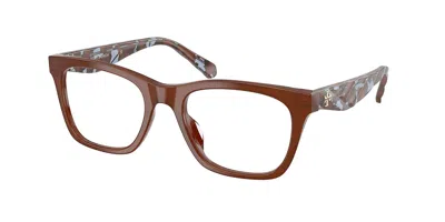 Tory Burch Ty2175u 2088 Women's Glasses Brown Size 52 - Free Lenses - Blue Light Block Available In Solid Brown