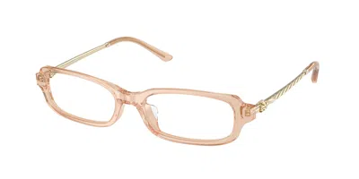 Tory Burch Ty2176d Asian Fit 1954 Women's Glasses Brown Size 54 - Free Lenses - Blue Light Block Available In Transparent Light Brown