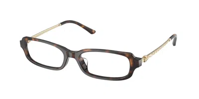 Tory Burch Ty2176d Asian Fit 1964 Women's Glasses Tortoiseshell Size 54 - Free Lenses - Blue Light Block Availa In Dark Tortoise
