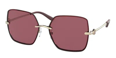 Tory Burch Ty6080 329769 Occhiali Da Sole Oro Per Donna In Pink