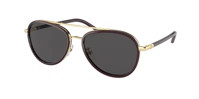 Tory Burch Ty6089 194887 Women's Sunglasses Gold Size 57