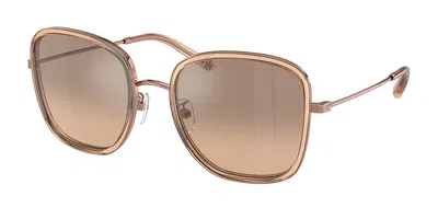 Tory Burch Ty6101 Asian Fit 33683d Women's Sunglasses Brown Size 53