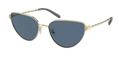 Tory Burch Ty6110 334980 Women's Sunglasses Gold Size 56