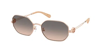 Tory Burch Ty6113 3358g9 Women's Sunglasses Gold Size 55