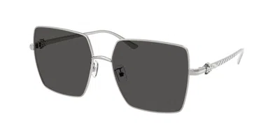 Tory Burch Ty6120 327487 Women's Sunglasses Silver Size 57