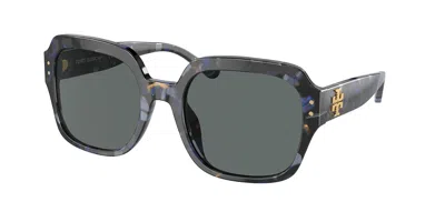 Tory Burch Ty7143u Polarized 195781 Women's Sunglasses  Size 56 In Multi