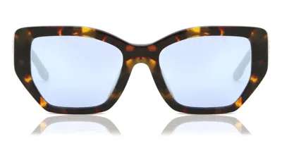 Tory Burch Ty7187u 19441u Women's Sunglasses Tortoiseshell Size 53 In Brown