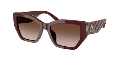 Tory Burch Ty7187u 201813 Women's Sunglasses Red Size 53
