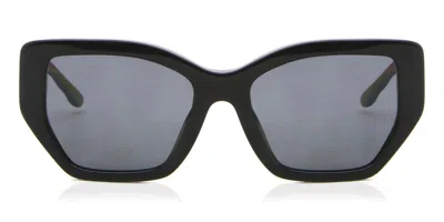 Tory Burch Ty7187u Asian Fit Polarized 170981 Women's Sunglasses Black Size 53