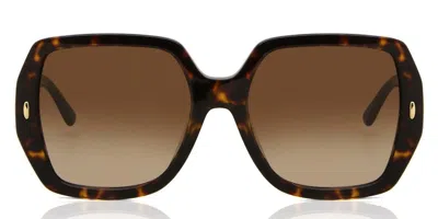 Tory Burch Ty7191u Asian Fit 172813 Women's Sunglasses Tortoiseshell Size 54 In Brown