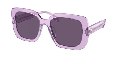 Tory Burch Ty7193u 18851a Women's Sunglasses Purple Size 56