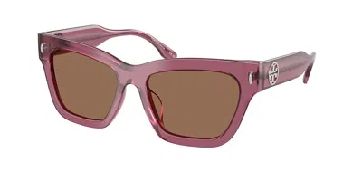 Tory Burch Ty7208u 317973 Women's Sunglasses Red Size 54