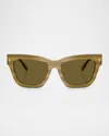 Tory Burch Ty7208u Cat-eye Sunglasses In Olive