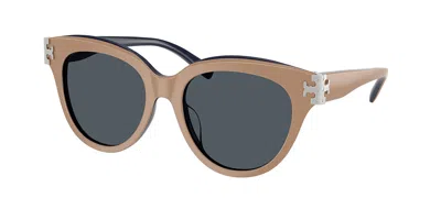 Tory Burch Ty7209u 193987 Women's Sunglasses Brown Size 53