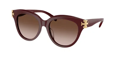 Tory Burch Ty7209u 201813 Women's Sunglasses Red Size 53 In Brown