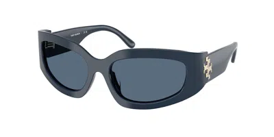 Tory Burch Ty7211 200880 Women's Sunglasses Blue Size 57