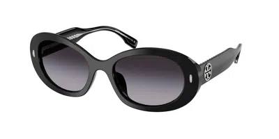 Tory Burch Ty7214u 17098g Women's Sunglasses Black Size 53
