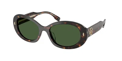 Tory Burch Ty7214u 172871 Women's Sunglasses Tortoiseshell Size 53