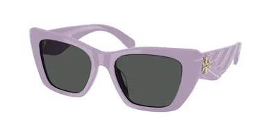 Tory Burch Ty7216u 203087 Women's Sunglasses Purple Size 52