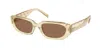 Tory Burch 52mm Rectangular Sunglasses In Black