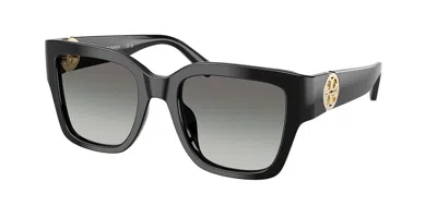 Tory Burch Ty7228u 170911 Occhiali Da Sole Neri Per Donna In Black
