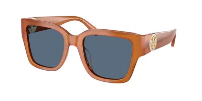 Tory Burch Ty7228u 206980 Women's Sunglasses Brown Size 52
