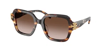 Tory Burch Ty7231u 207213 Women's Sunglasses Tortoiseshell Size 51 In Brown