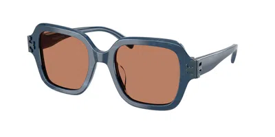 Tory Burch Ty7231u 207373 Women's Sunglasses Blue Size 51 In Purple