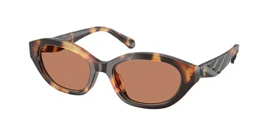 Tory Burch Ty7232u 206673 Occhiali Da Sole Tartarugatishell Per Donna In Brown