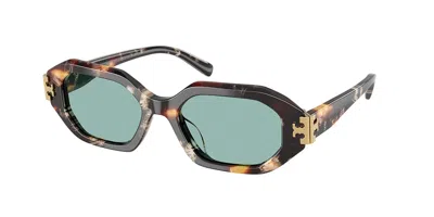 Tory Burch Ty7234u 207282 Occhiali Da Sole Tartarugatishell Per Donna In Brown