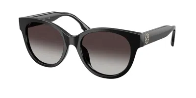 Tory Burch Ty7236u 17098g Women's Sunglasses Black Size 54