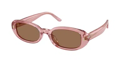 Tory Burch Ty7241d Asian Fit 202173 Women's Sunglasses Pink Size 52 In Transparent Light Pink