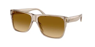 Tory Burch Ty7242u 20873b Women's Sunglasses Grey Size 59 In Transparent Warm Grey