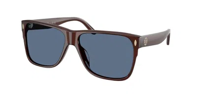 Tory Burch Ty7242u 208880 Women's Sunglasses Brown Size 59 In Dark Brown